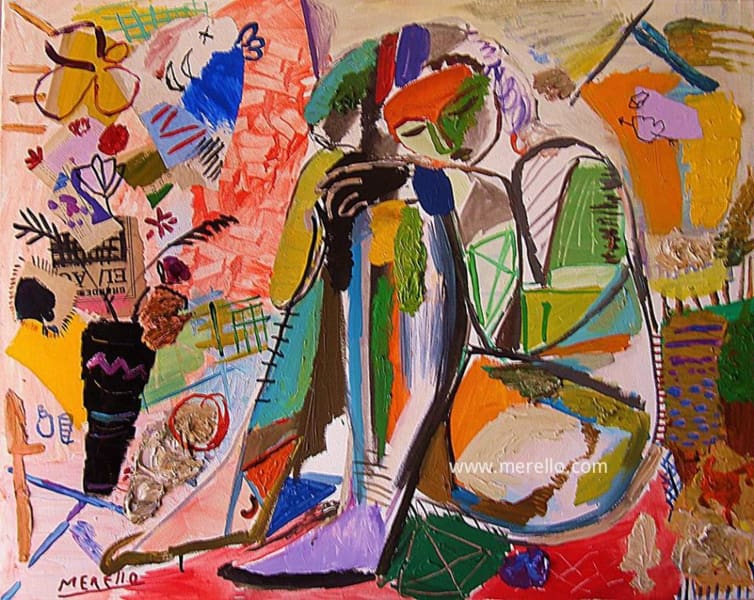 arte-online-comprar-obras-artistas-contemporaneos-inversion-en-pintura.-merello-mujer-sentada-con-florero-81x100-cm-lienzo