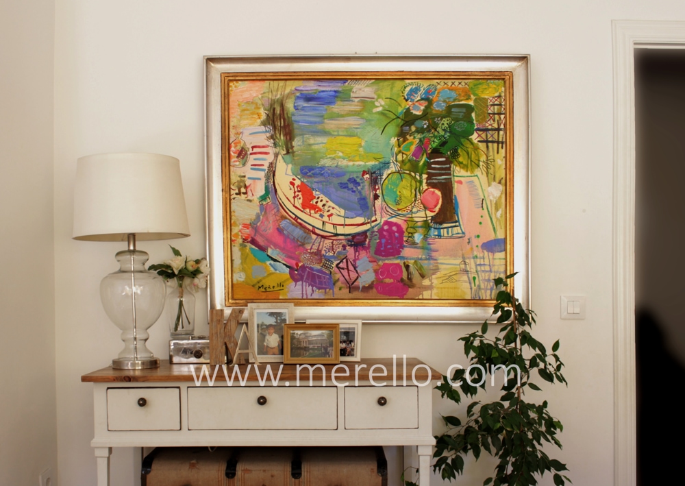 jose-manuel-merello-artist-painter.-prices-and-quote-paintings.-buy-artworks.mujer-flores-en-el-pelo-73x54cm